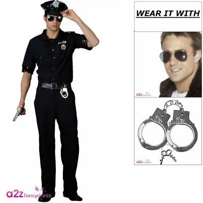 £28.99 • Buy Adult Police Officer New York Cop Ladies Mens Uniform Stag Hen Party Fancy Dress