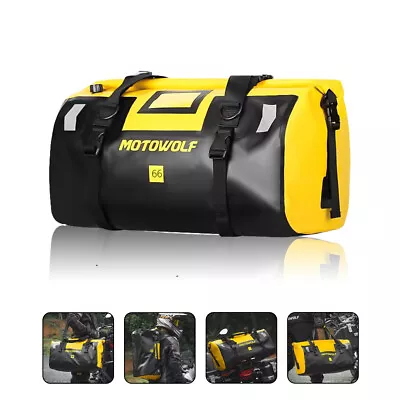 66L Motorcycle Dry Bag Waterproof Motorcycle Luggage Bag Motorcycle Duffel Bag  • $53.38