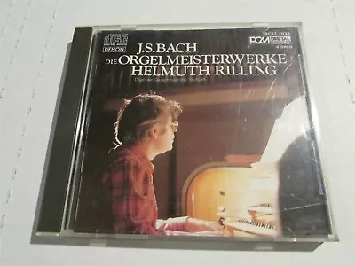 BACH Organ Works Helmuth Rilling 1984 CD Denon38C37 7039 JAPAN Smooth Case  • $8