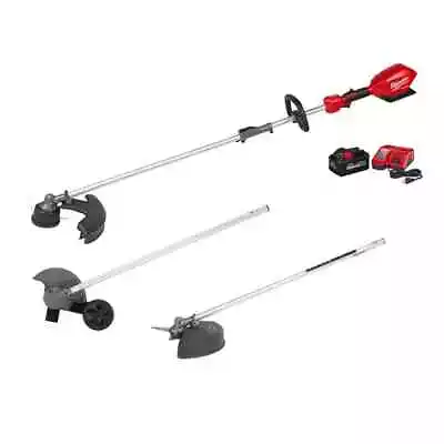 Milwaukee QUIK-LOK String Trimmer 8Ah Kit 18V W/ Brush Cutter + Edger Attachment • $447.51