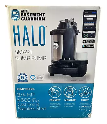 Wayne BG Basement Guardian HALO 3/4HP Smart Sump Pump 58375-WYN1 *NEW* • $349