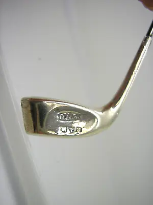£54.99 • Buy Antique David Moss & Co Sterling Silver V. Long Golf Club Hat Pin 26cms Long