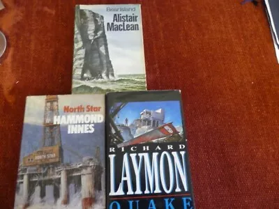 Book Alistair MacLean Bear Island/Richard Layman Quake/Hammond Innes North Star. • $9.85