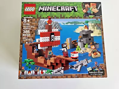 LEGO 21152 Minecraft The Pirate Ship Adventure - New & Sealed - Retired • $50