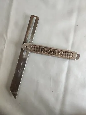 Vintage Antique Stanley Sliding T Bevel Patent Date 07-14-08 • $17.99