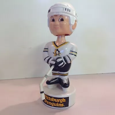 Vintage 1989 Skore NHL Pittsburgh Penguins Hockey Player Bobblehead Sport Figure • $19.99