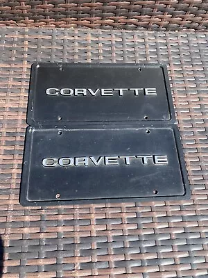 Corvette Chevrolet License Frame Plates Inserts Booster Tag Dealer C1 C2 C3 • $5