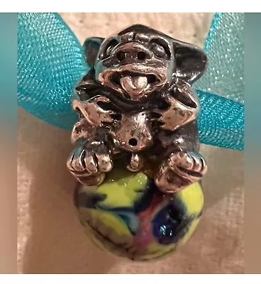 Trollbeads NAUGHTY LITTLE BABY TROLL On Bead Retired LAA 925 Sterling Silver   • $320