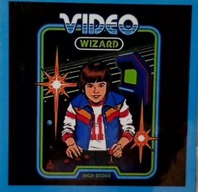 Video Game Wizard Old School Retro  MAGNET • $4.73