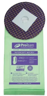 Proteam PV-100291 Intercept Micro Filter Bags With Closed Collar And 10-Quart Ca • $41.20
