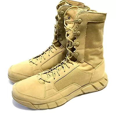 NEW MEN'S OAKLEY ASSAULT 2 BOOTS SIZE 11.5 Desert Tan Military Tactical Hiking • $199.99