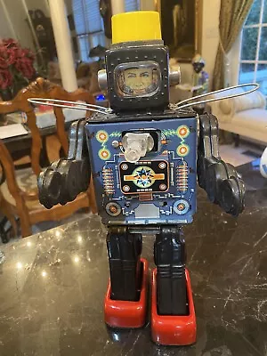 Horikawa S.H Japan Tin Fighting Spaceman Robot 1960 • $235