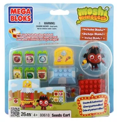 Moshi Monsters Mega Bloks Set #80618 Seed Cart • $9.36