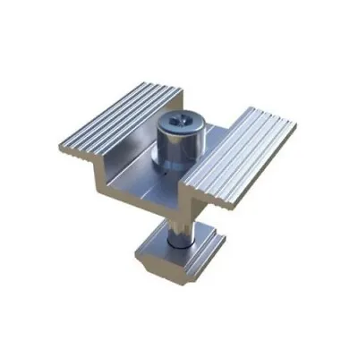 Mid Clamp ALUMINUM 1  @5 Off For Solar Panels BETWEEN PANELS AND HOLD PANEL DOWN • $6.50