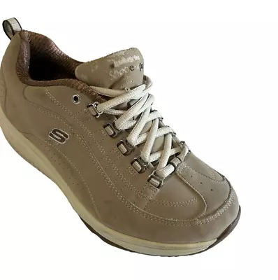 Skechers Womens Shape Ups XF Walking Running Shoes Stone Brown 12321 Sz 8 • $19.96