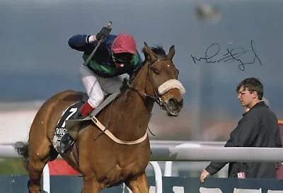 Horse Racing - Mick Fitzgerald - Hand Signed 12x8 Inch Photograph - COA • £10