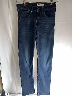 Wrangler Slim Straight Jeans Size 28x30 Men’s Mid Rise Size Medium Wash Blue • $12