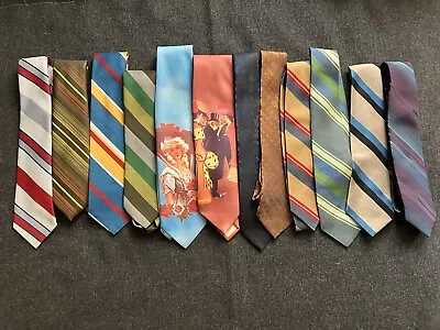 LOT Vintage Men's Neckties Broad Body 1960s-70s • $24.50