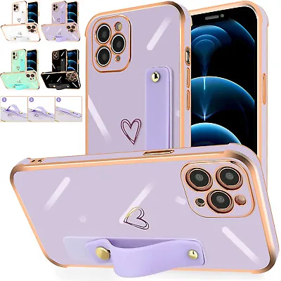 Cute Case For IPhone 15 14 Plus 13 12 Pro Max XS XR 78 Love Heart Silicone Cover • $14.92