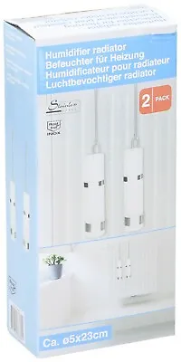 £7.95 • Buy  2 Glass Radiator Hanging Humidifiers Dry Air Humidity Control Eco Evaporators  