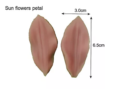 Sunflower Petals Silicone Veiner Molds #Ak040. Clay FlowersGum Paste. • $5.99