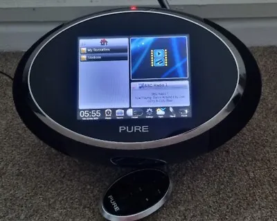 £40 • Buy PURE Sensia Black Touch Screen DAB & Wi-Fi  Radio System / Media Player VGC