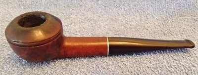 Vintage Estate Pipe Unbranded Imported Briar Pipe 5 1/2  Striped Bowl ~ Used • $8.99