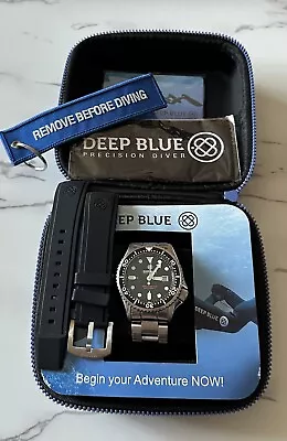 Deep Blue PRO DIVER 200M - 41MM - DIVE WATCH - Great Condition - FREE SHIPPING • $160