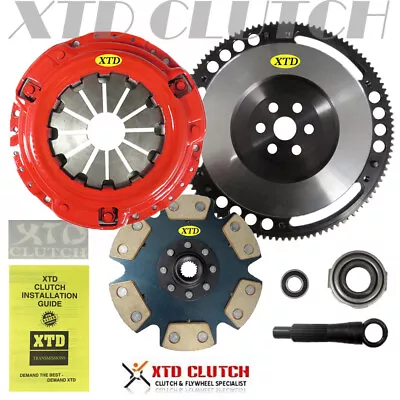 Xtd Level 4 Clutch & Slim Flywheel Kit 92-05 Civic D16z6 D16y7 D16y8 D17a1 D17a2 • $166.93