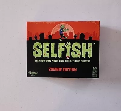 Selfish Card Game Zombie Edition - Ridley’s Games - Complete MINT CONDITION • £9.99