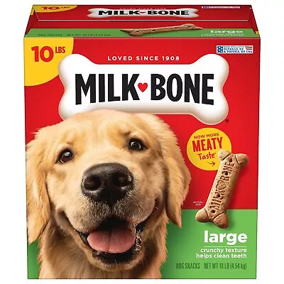 Milk-Bone Original Dog Treats Biscuits For Large Dogs 10 Pounds (Packaging M... • $23.35