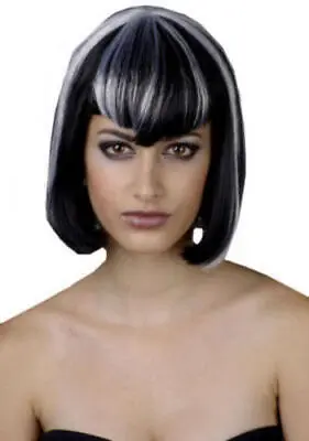 Vampire Ladies Wig Halloween Fancy Dress Womens Adults Costume Accessory New • £7.99