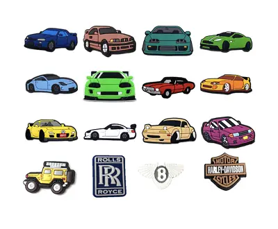 £0.99 • Buy Cars Badges Motorcycle PVC Charms Accessories Jibbitz For Crocs Shoes!