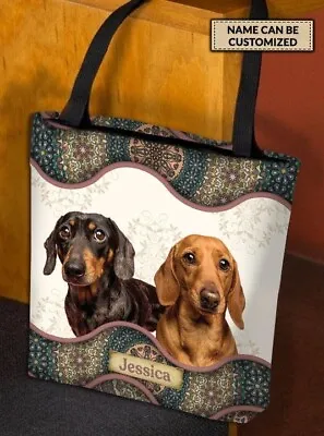 Dachshund Dog Tote Bag Love Dog Bag Dog Lover Gift Funny Dog Handbag • $33.99