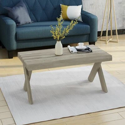$102.82 • Buy Estelle Indoor Farmhouse Acacia Wood Coffee Table