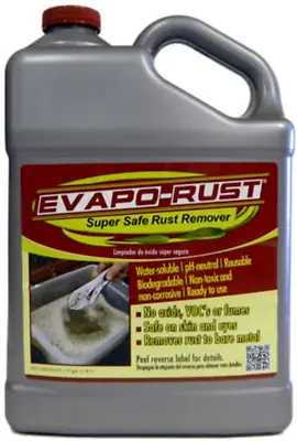 Evapo-Rust Super Safe Non Toxic Water Based Heavy Rust Remover Cleaner 1 Gallon • $39.95