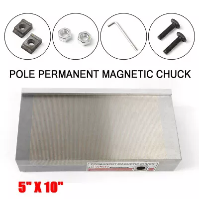 5x10'' Permanent Magnetic Chuck Fit Grinding Machine Manufacturing Workholding • $118.75