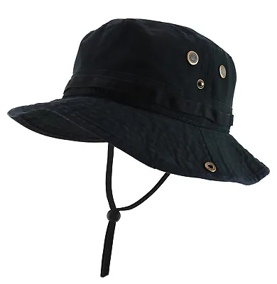 Big Oversized Jungle Boonie Bucket Hat With Chin String Fits Upto XXXL -FREESHIP • $19.99