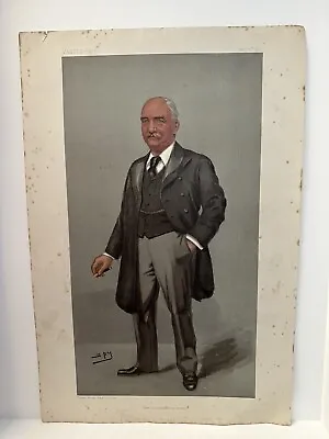 Antique Spy Vanity Fair Print Richard Middleton Conservative Party Politics 1901 • £14.95