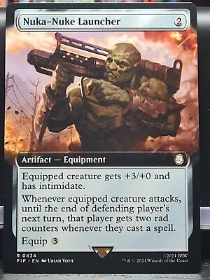 Nuka-Nuke Launcher Extended Art  Fallout Commander NM MTG • $1.50