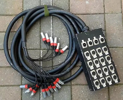 16 Channel Cross Stage Multicore 5 Meters Long. Pwo. • £50