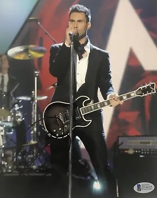 Adam Levine Signed Maroon 5 8x10 Photo The Voice Beckett Coa • $149.99