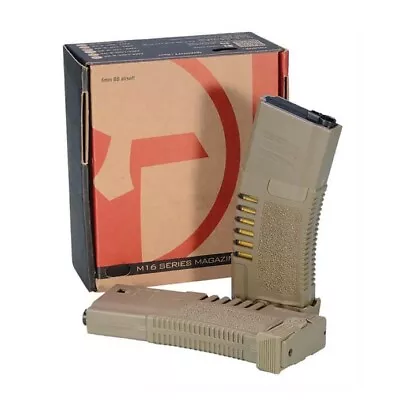 Elite Force Amoeba Mid-Cap 140rd Airsoft Magazine Dark Earth Brown DEB 5 Pack • $99.95