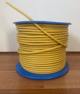 5 Meters 7mm Yellow Silicone Ignition Carbon Core Cable • $26