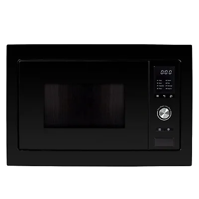 ElectriQ 25L Built In Integrated Standard Solo Microwave In Black • £145.96