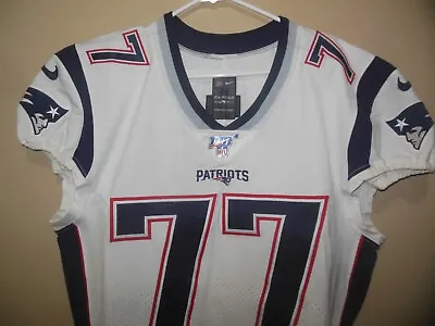 New England Patriots NFL Football Game Jersey 100TH ANNIVERSARY PATCH • $199