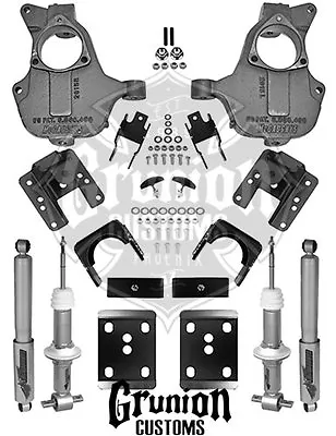 McGaughys 3/5 4/6 5/7  Lowering Kit 2014-2018 Chevy Silverado GMC Sierra 34270 • $865.89