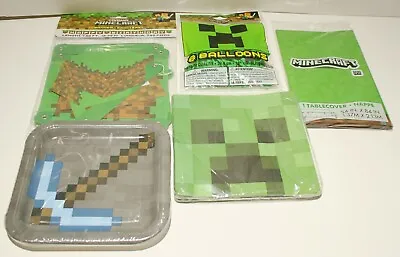 SEALED Mojang Minecraft Party Supplies Decorations Several Options!!! • $7.99