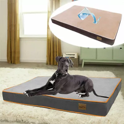 Premium Orthopedic Memory Foam Dog Bed Waterproof Pet Dog Crate Jumbo Mattress • $29.96