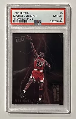 1993 Ultra Scoring Kings Michael Jordan PSA 8 #5 • $630